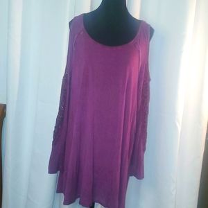 NWT cold shoulder top